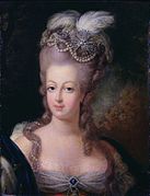 Marie-Antoinette met Aigrette kennisbank Zilver.nl
